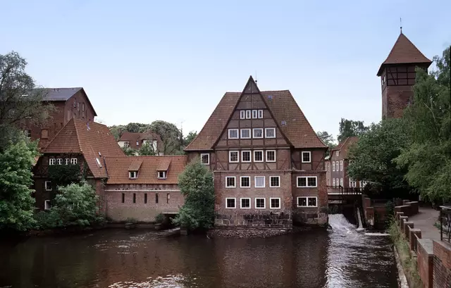 Die Ratsmühle in Lüneburg
