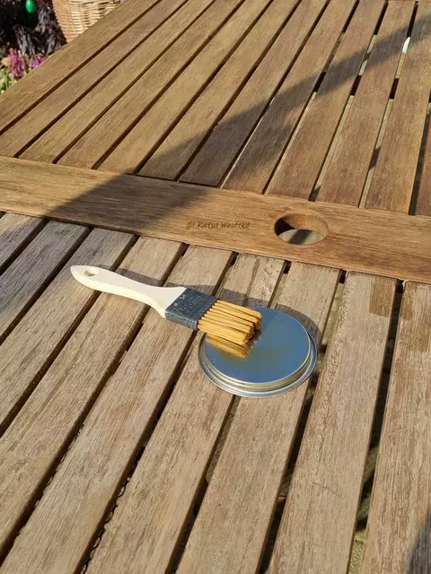 Garten im Jahreslauf (Foto: Katja Woidtke)

Der Pinsel war mein ständiger Begleiter im März | Foto: Katja Woidtke