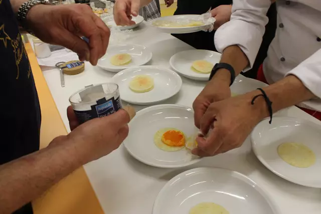 Schaut gut aus. Ein raffiniertes Gericht.