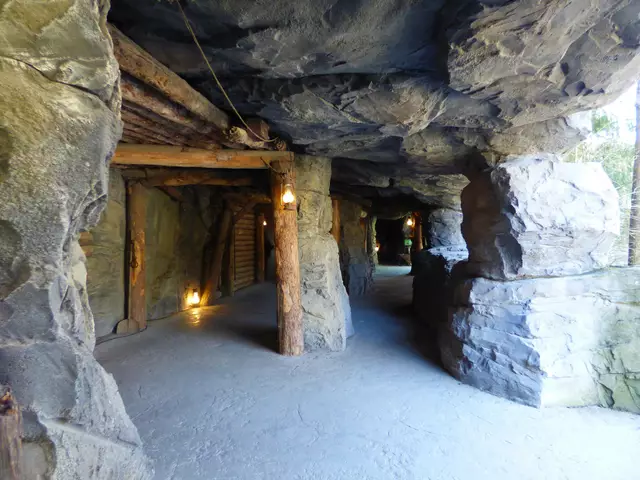 Durch den Bergbauschacht