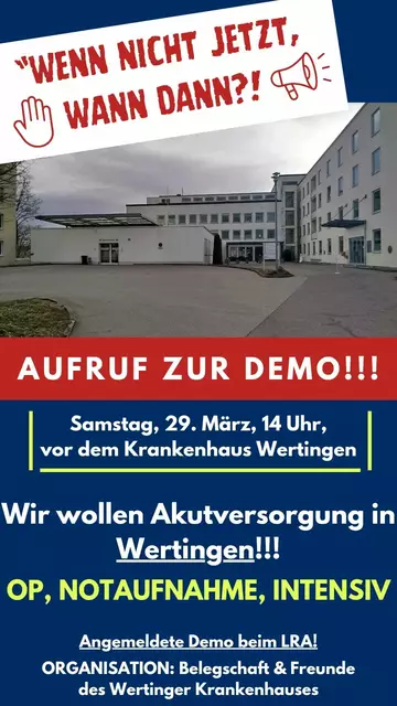 Mit diesem Plakat wurde auf die Demonstration hingewiesen und dazu aufgerufen. 