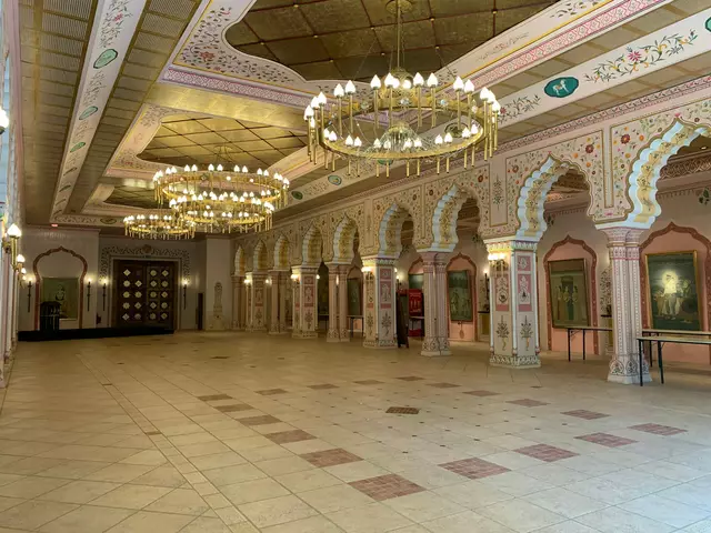 Ein kurzer Blick in den  Palast des Maharadschas