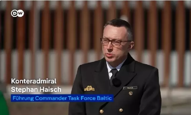 Konteradmiral Stephan Haisch, CTF Baltic, Rostock | Foto: DW Screenshot