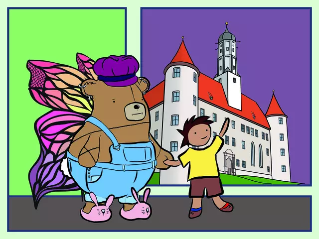 „Spazier mit dem DemokraTier ‒ Ein App-Rundgang durch Höchstädt zum Thema Demokratie“ 
 | Foto: Mira Hörter