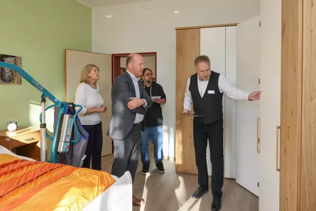 Wie barrierearmes Wohnen aussehen kann, können Interessierte in der Musterwohnung in Stadtbergen besichtigen. | Foto: Julia Pietsch