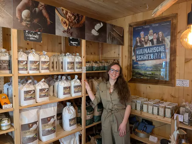 Verena Krimbacher in ihrem Hofladen | Foto: Matthias Bucher