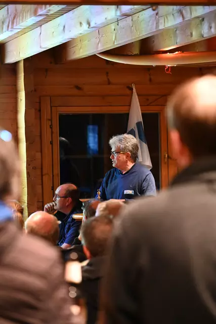 Hans-Jürgen Herzberg berichtet über die Instandhaltung und Arbeitseinsätze