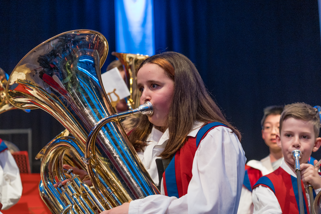 Städt. Jugendkapelle Friedberg - Frühjahrskonzert 2025 in der Max-Kreitmayr-Halle - Auftritt B-Orchester | Foto: FSeventfoto
