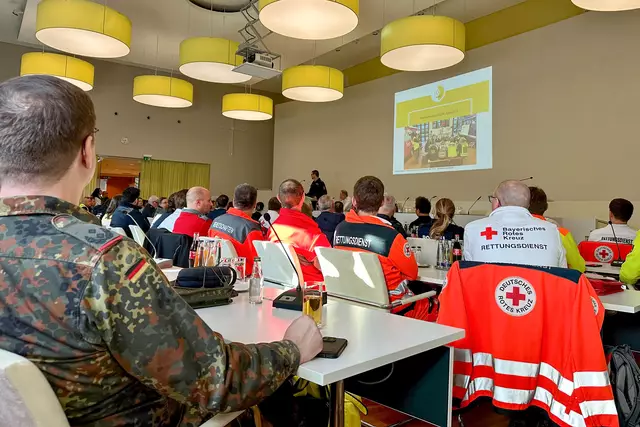 Kürzlich fand im Landkreis Augsburg eine umfangreiche Katastrophenschutzübung statt. | Foto: Theresa Bitsch