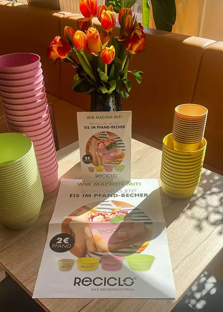 Tutti Frutti an der Äußeren Ludwigstraße will ihren Kunden zum Eiscreme-Genuss ein Stück von Umweltbewusstsein mit auf den Weg geben. | Foto: FSeventfoto