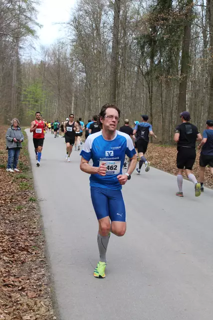 Wenzel Kurka auf Platz 34 zeigte die beste Leistung der LG Zusam im Halbmarathon