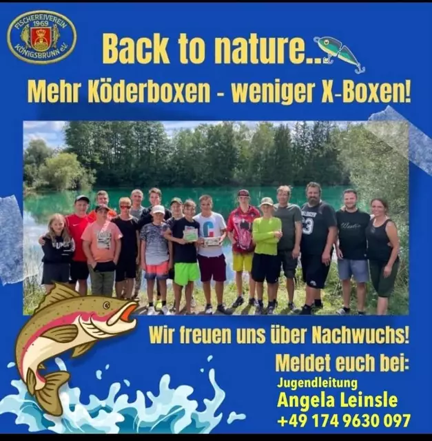 Der Fischereiverein Königsbrunn ist auch stolz auf seine aktive Jugend | Foto: Fischereiverein Königsbrunn
