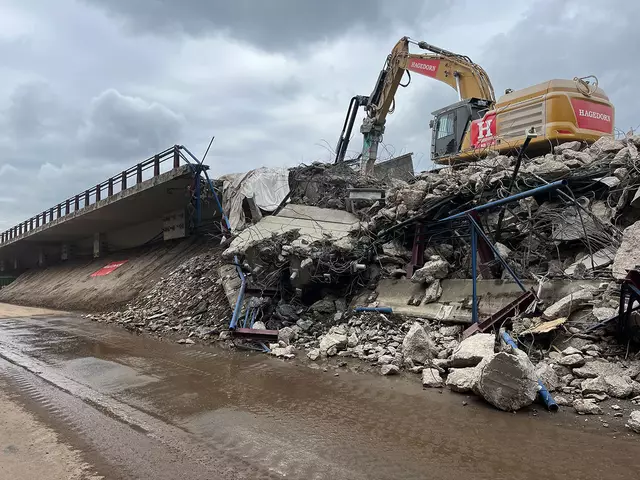 Die alte Hochstraße in Döhren verschwindet nach und nach