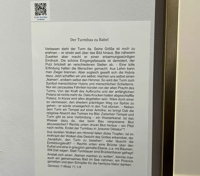 Zu jedem Bild gibt es den entsprechenden Text