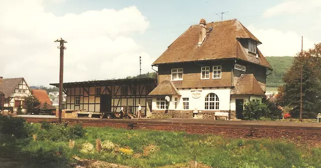 Bahnhof Hatzfeld 1974