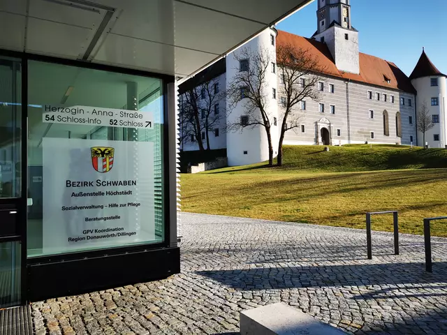 Die Außenstelle des Bezirks Schwaben in Höchstädt | Foto: Saskia Grandel