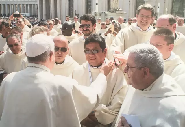 Ein Papst zum Anfassen.