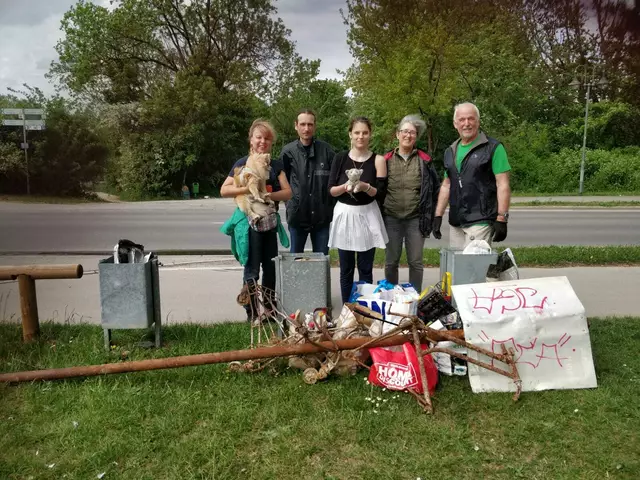 Müllsammler Aktion am 03. Mai 2025 am Lech | Foto: Foto privat