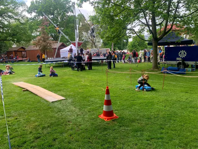 Wettrennen mit den Rutscheautos