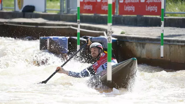 Philipp Süß in der DKV U 23-Nationalmannschaft im Jahr 2025 / Kanu Schwaben | Foto: alle Michael Neumann und 1 Foto Marianne Stenglein