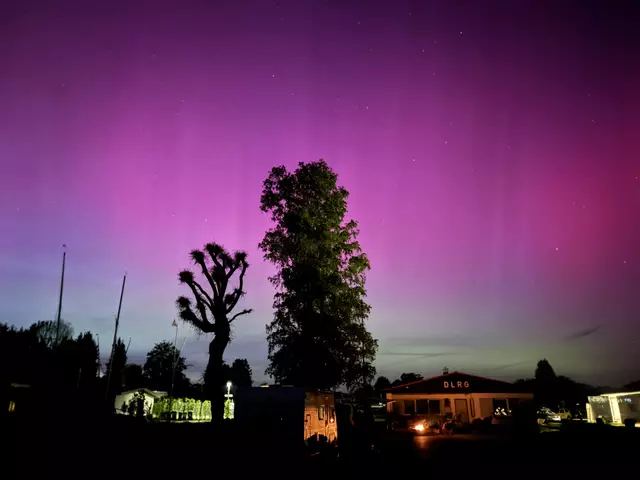 Platz 4 - Wachdienst mit Polarlichtern (63 Stimmen) | Foto: DLRG Ortsgruppe Butzbach e.V.