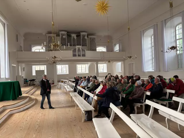 Interessante Einblicke auch beim Besuch des Gemeindehauses in Herrnhut