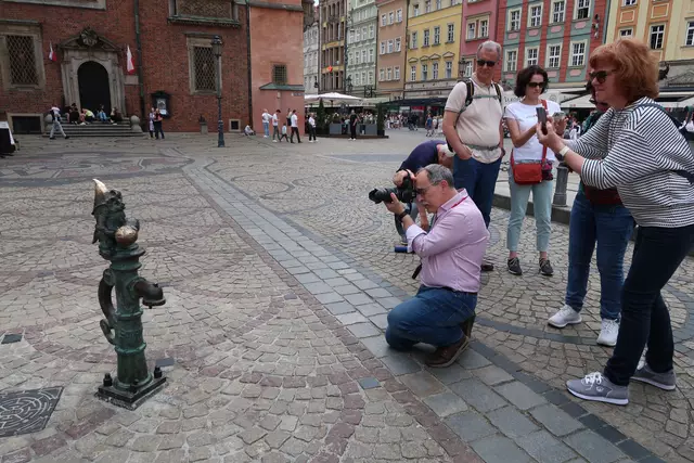 Beliebtes Fotomotiv: die Breslauer Zwerge