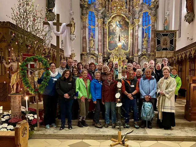 Die Fußwallfahrtsgruppe