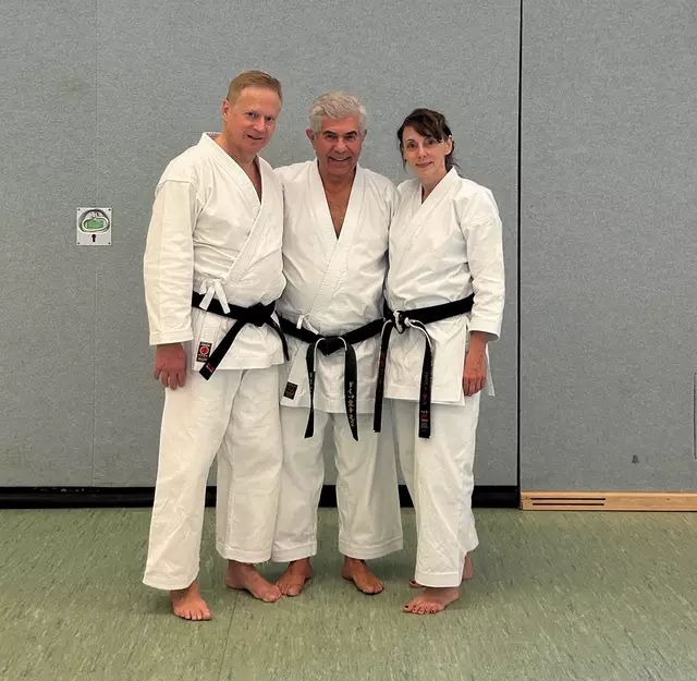 Johannes Beheim, Fritz Oblinger, Dr. Jenny Lauterbach (vlnr)