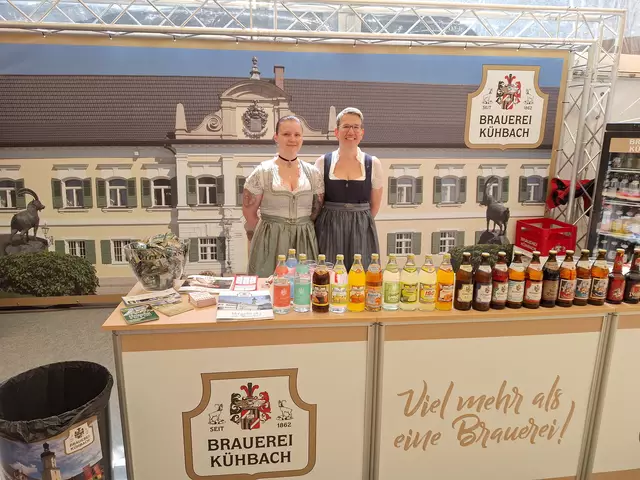 Die Brauerei Kühbach präsentierte eine breite Palette an Getränken