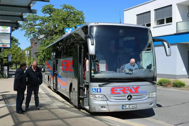 Start der Bustour am Busbahnhof