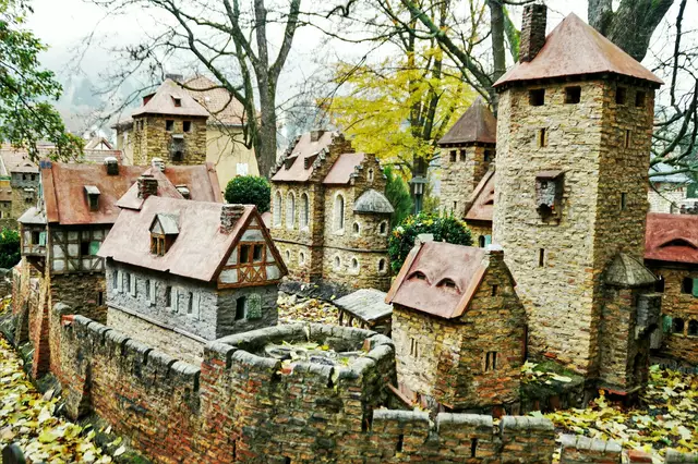 Modell der Lauenburg im Erholungsort  Stecklenberg