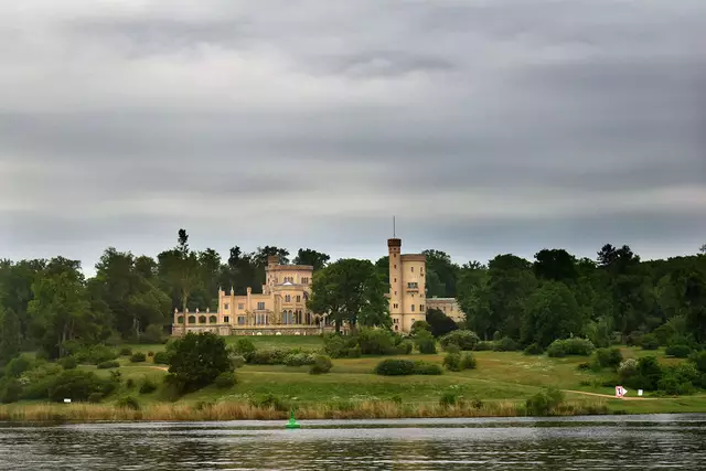 Blick auf das Schloss Babelsberg