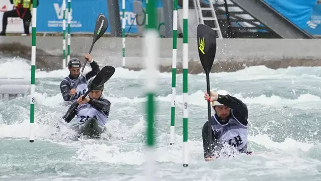 Kajak-Herren holen EM-Titel im Team-Wettbewerb Glückwunsch für Hannes Aigner-Stefan Hengst und Noah Hegge! | Foto: DKV Uta Büttner