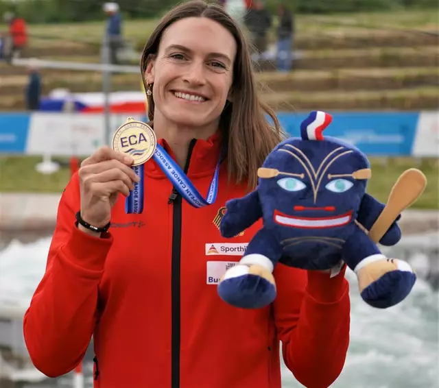 bei den K 1 Damen holte sich die Wahl Augsburgerin und Kanu Schwaben Mitglied Ricarda Funk den Europameistertitel bei den K 1 Damen - herzlichen Glückwunsch! | Foto: DKV Uta Büttner + 1 Marianne Stenglein