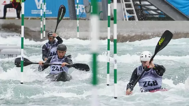 Kajak-Herren holen EM-Titel im Team-Wettbewerb Glückwunsch für Hannes Aigner-Stefan Hengst und Noah Hegge! | Foto: DKV Uta Büttner