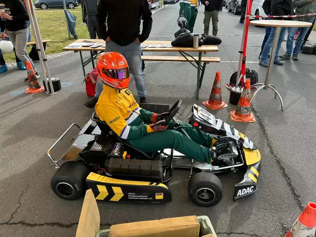 Konzentriert am Start: Nick Rustler