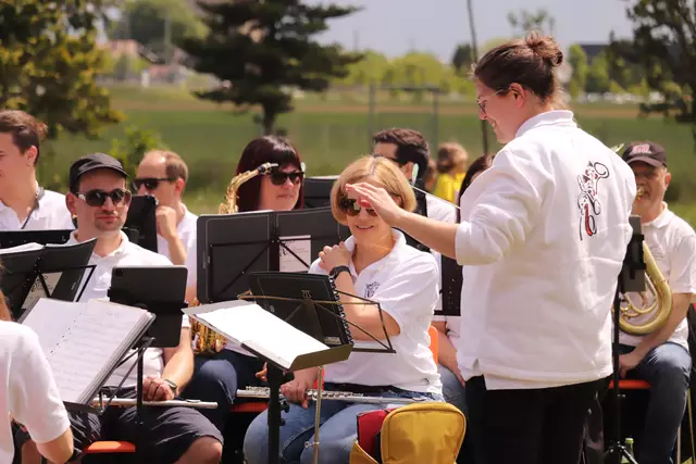Auch die Gersthofer Blasharmoniker geben am Nachmittag bei Gersthofen läuft! ein Konzert. | Foto: L. Dziedataja