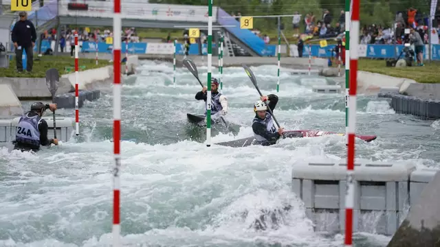 Kajak-Herren holen EM-Titel im Team-Wettbewerb Glückwunsch für Hannes Aigner-Stefan Hengst und Noah Hegge! | Foto: DKV Uta Büttner