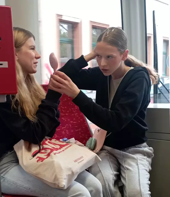 gerouged und gegeld (mit Haargel)