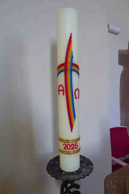 Die Taufkerze 2025.