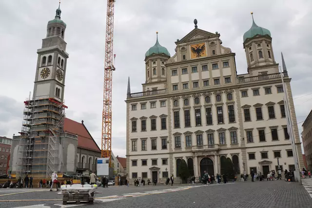 Das UNESCO Welterbe Büro befindet sich direkt am Augsburger Rathausplatz | Foto: Marianne Stenglein