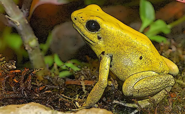 Iris - 1 Punkt - Schrecklicher Pfeilgiftfrosch