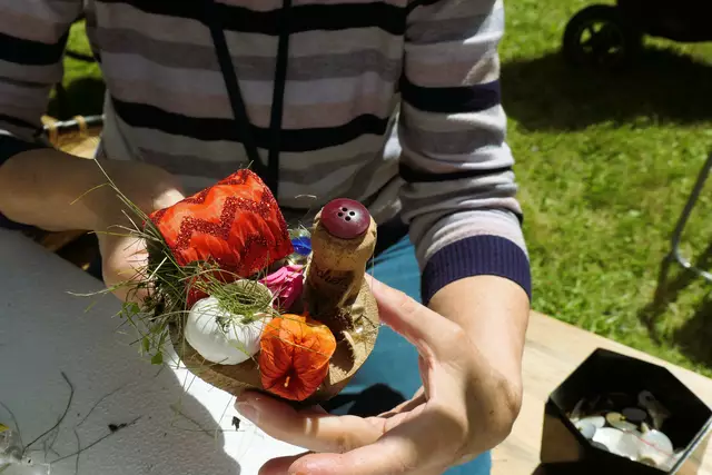 Muster eines Insektenhotels