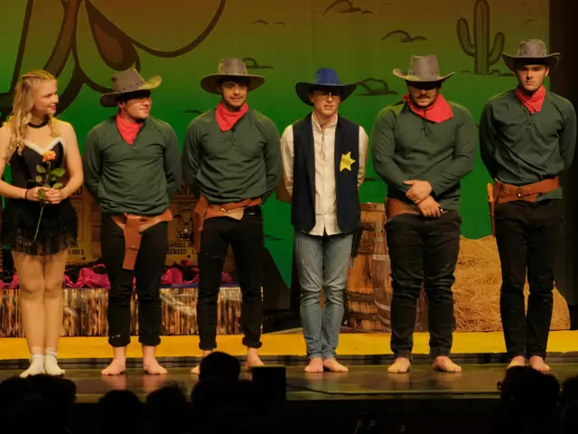 „Lucky Luke“ von den Turnern des TSV Gersthofen e.V. unter der Leitung von Ingrid Hammel. | Foto: Stadt Gersthofen (Stefan Krug)
