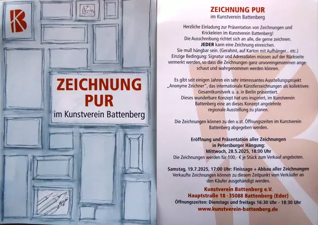 Zeichnung pur in Battenberg.