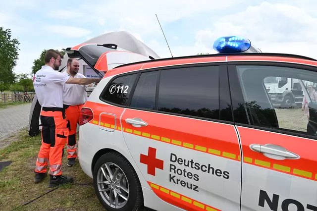 Blaulichtmeile des DRK