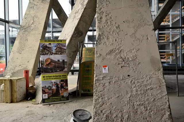 das unterste Stockwerk konnte besichtigt werden