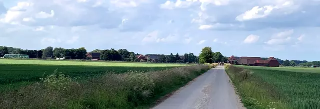 Blick auf Koldingen vom Ruther Weg