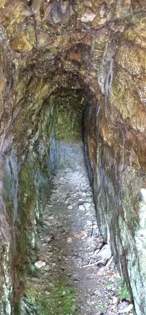 Blick in den oberen rechten Stollen von Reddighausen